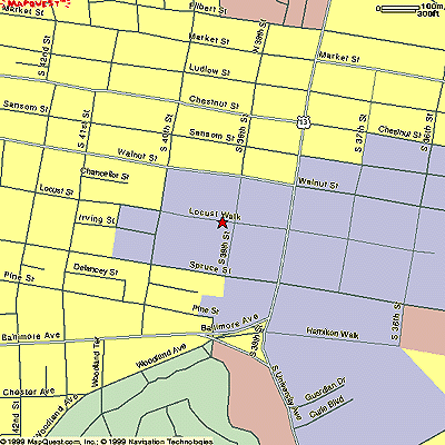 Map Depicting the Location of St. Mary's Church